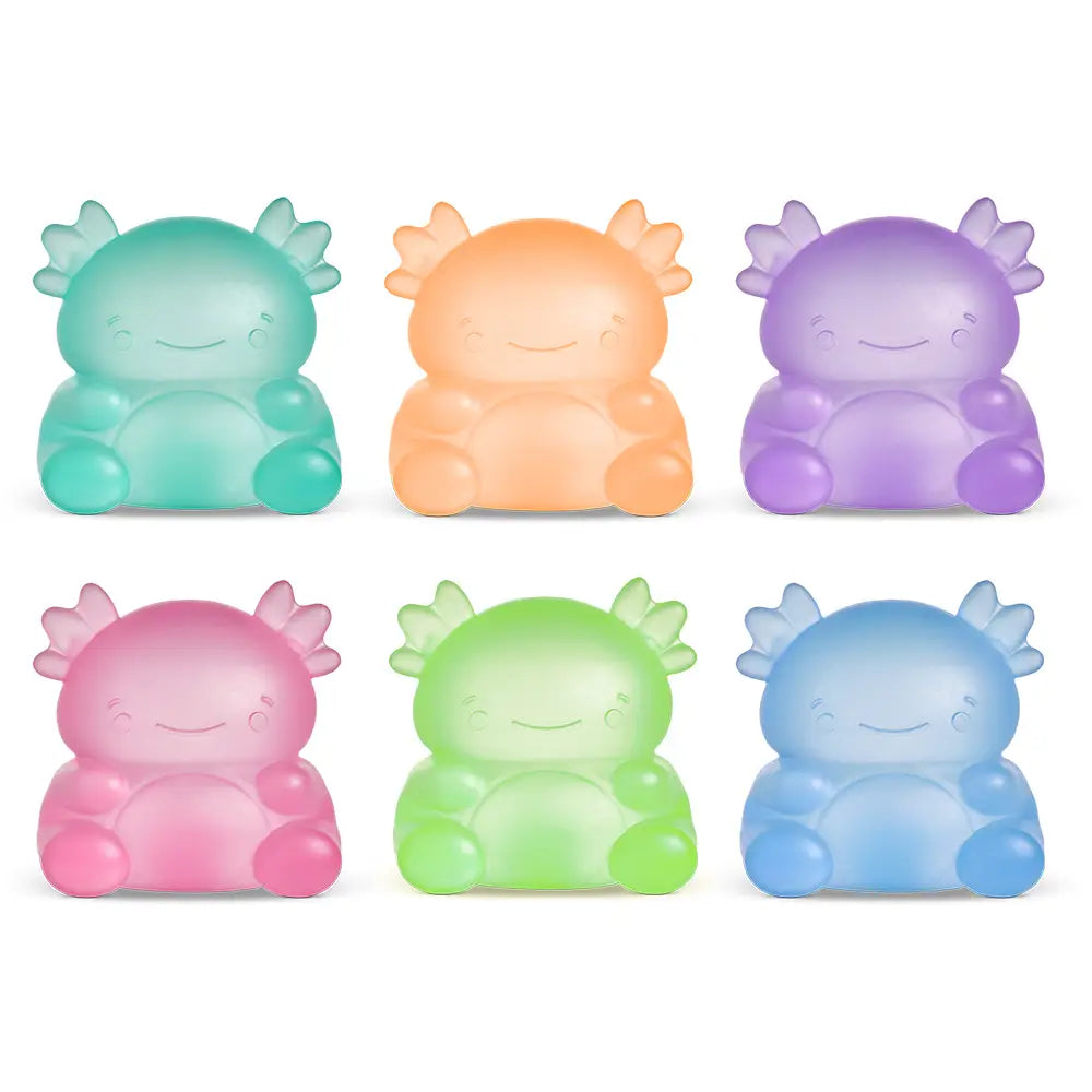Super Duper Sugar Squisher Toy - Axolotl