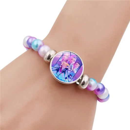 K-Pop Demon Hunters Beaded Bracelet Colorful