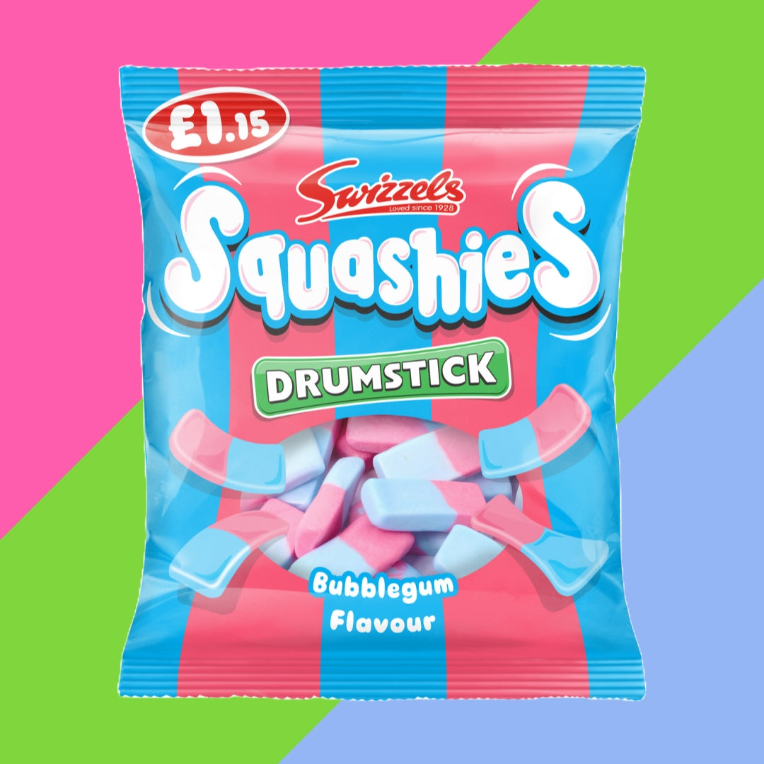 Swizzels Drumstick Squashies Bubblegum, Candy, Swiftie Candy