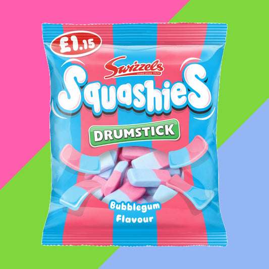 Swizzels Drumstick Squashies Bubblegum, Candy, Swiftie Candy