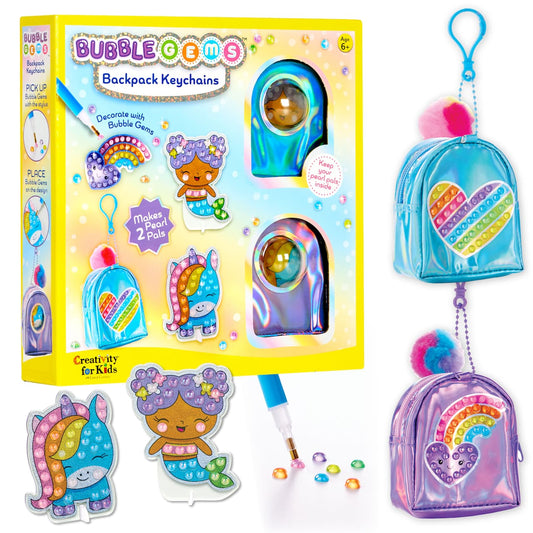 Bubble Gems™ Key Chain Kitty Princess, backpack keychains
