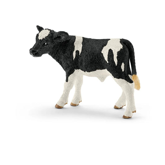Holstein calf-Toys-Schleich-Cows are very sensitive animals. Calves are protected by their mothers, who are immediately there for them if they are afraid or if they cry out in hunger. The mothers lick them to calm them down.-Kidz Toys
