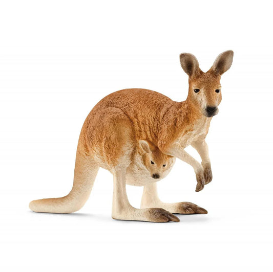Kangaroo-Toys-Schleich-There are 65 kangaroo species - ranging from the small tree-kangaroo to the red giant kangaroo, which is the largest of all. When it stands upright, it is as tall as an adult human-Kidz Toys