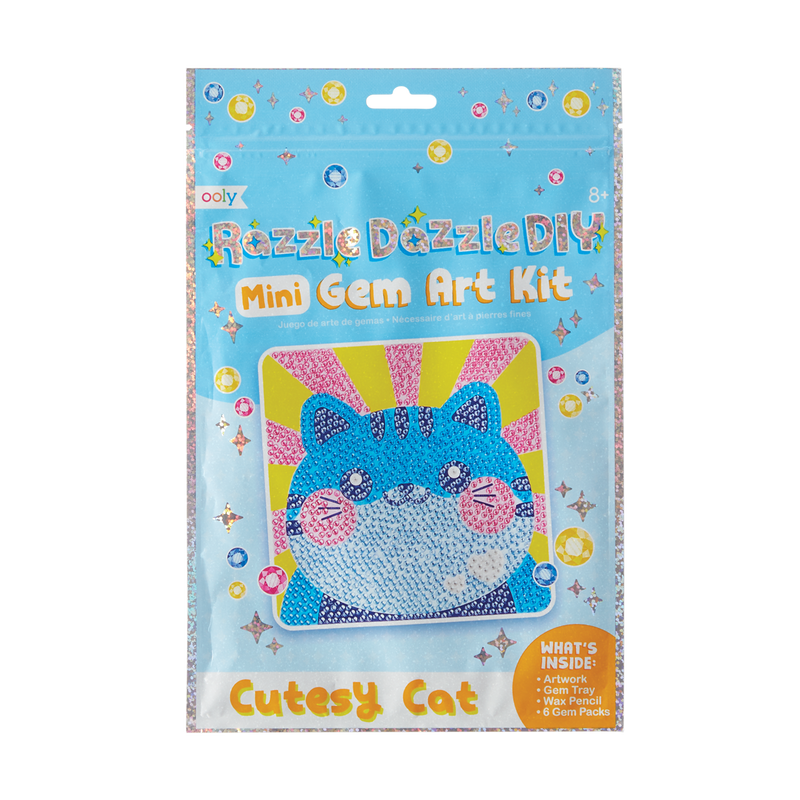 Razzle Dazzle DIY Gem Art Kit - Cutesy Cat-OOLY-Kidz Toys
