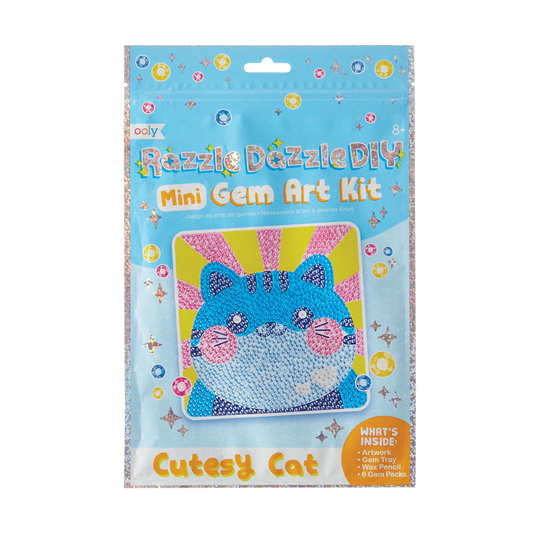 Razzle Dazzle DIY Gem Art Kit - Cutesy Cat-OOLY-Kidz Toys