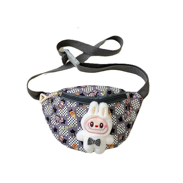 Cute Labubu Plush Kids Crossbody Bag
