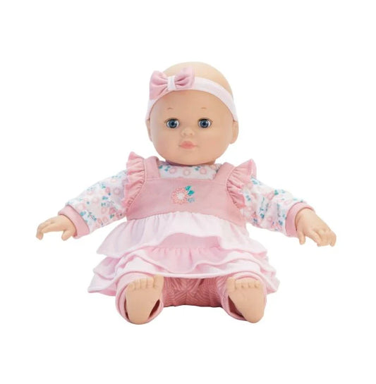 Baby Cuddles Pink Floral Light Skin Tone, baby doll, doll