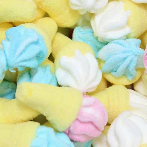Marshmallow Ice Cream Cones