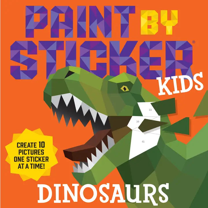 Paint By Sticker Kids: Dinosaurs
