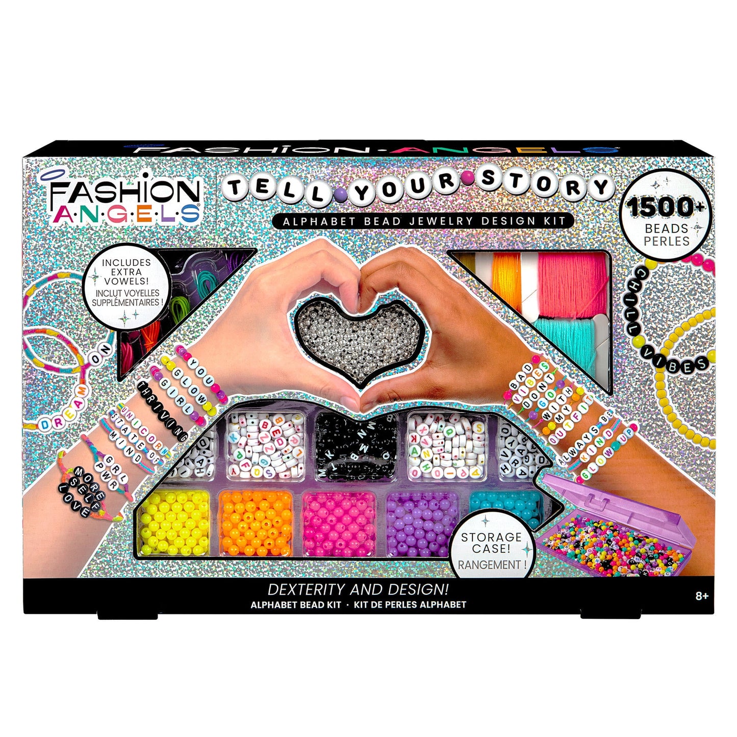 Tell Your Story Alphabet Bead Set -1500+beads, Bracelet Kit, Beaded Bracelets