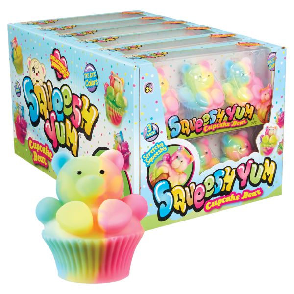 Squeesh Yum Cupcake Bears 3-Pack