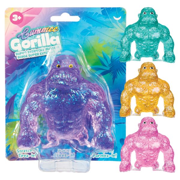 Sparkle Gummee Gorilla Stretch Toy