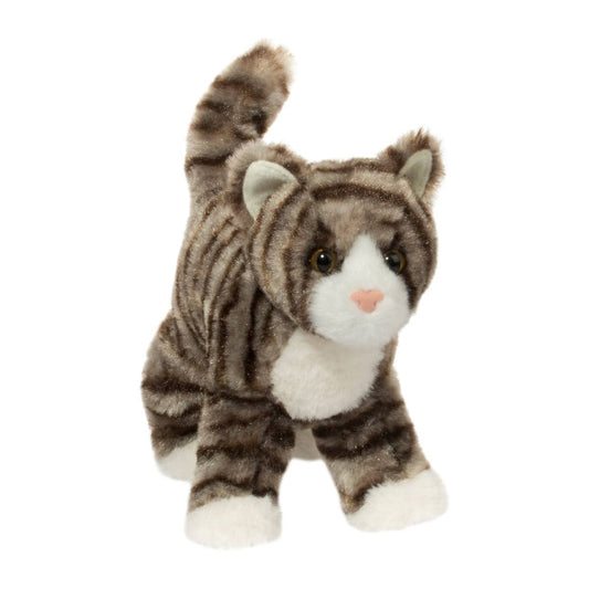 Zigby Gray Stripe Cat-Douglas-Kidz Toys