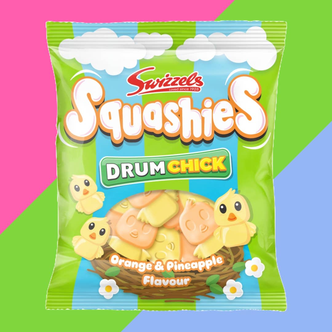 Swizzels Squashies Drum Chick Orange & Pineapple, Candy, Swiftie Candy