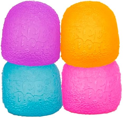 GUMDROP NEE DOH-Toys-Schylling-Contains 1 textured gumdrop Needoh in a variety of bright, neon colors. This Needoh measures 2.4" in width and 3.88" in height. Firm filling makes for a satisfying squish. Perfect for party favors, stocking stuffers, and more. Exciting neon colors, doh-filled and squishy. This retro toy springs back into shape every time it is squeezed. An original stress ball for ages 3 and up. This toy does not contain latex and the covering and dough inside are hypoallergenic.-Kidz Toys