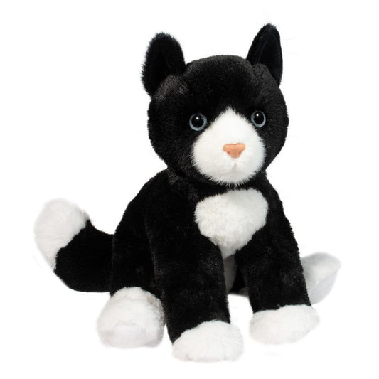 Beckie Soft Black & White Cat, plush, cat plush