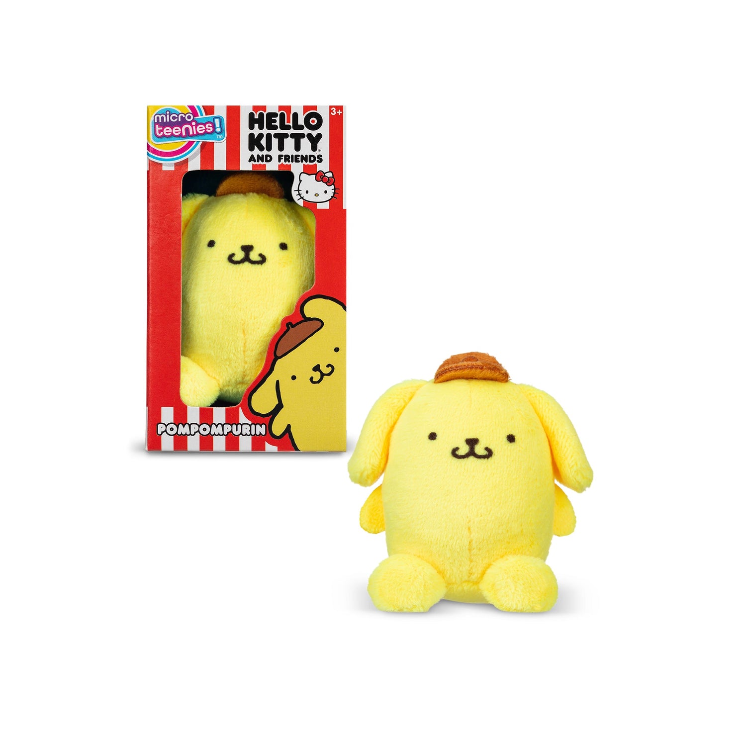 HELLO KITTY - MICRO TEENIES PLUSH-Toys-Schylling-Meet Hello Kitty - Micro Teenies Plush, the perfect companion for kids! These adorable mini plushes are perfect for snuggles and playtime. A must-have for any Hello Kitty fan.-Kidz Toys