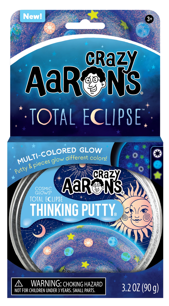 Crazy Aarons Thinking Putty - Total Eclipse, Thinking Putty, Total Eclipse