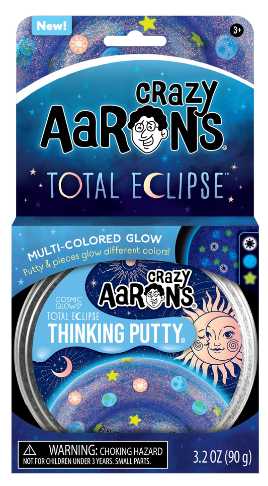 Crazy Aarons Thinking Putty -  Total Eclipse, Thinking Putty, Total Eclipse