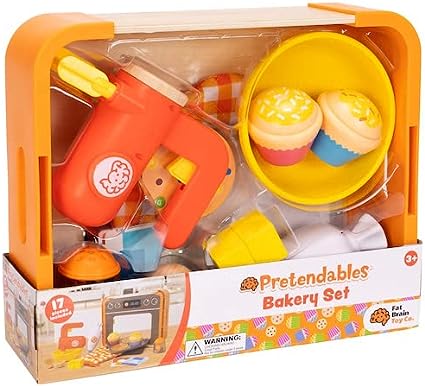 PRETENDABLES BAKERY SET-Fat Brain Toys-Kidz Toys