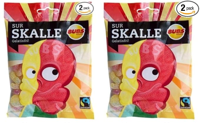Bubs Sour Skulls-Sweetish- Scandinavian-Kidz Toys