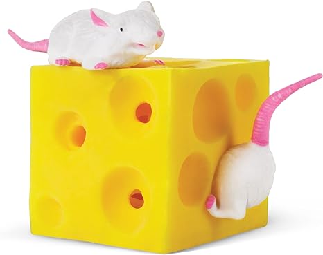 Play Visions Stretchy Mice and Cheese Toy-Play Visions-Kidz Toys