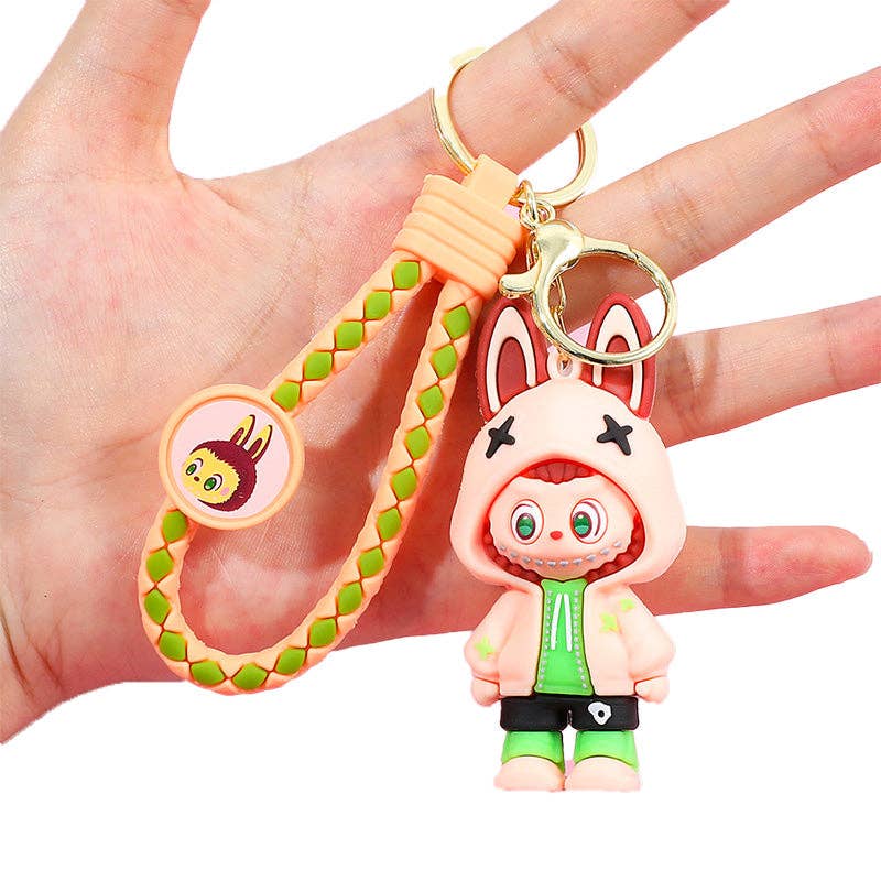 Labubu Silicone Keychain-Toys-Auraquise-Add a splash of fun to your keys with the Labubu Silicone Keychain! Featuring a variety of adorable character designs, these soft and durable keychains bring a playful charm to your everyday essentials. Lightweight and colorful, they’re perfect for expressing your unique style or gifting a smile to friends. Keep your keys happy and easy to spot!-Kidz Toys