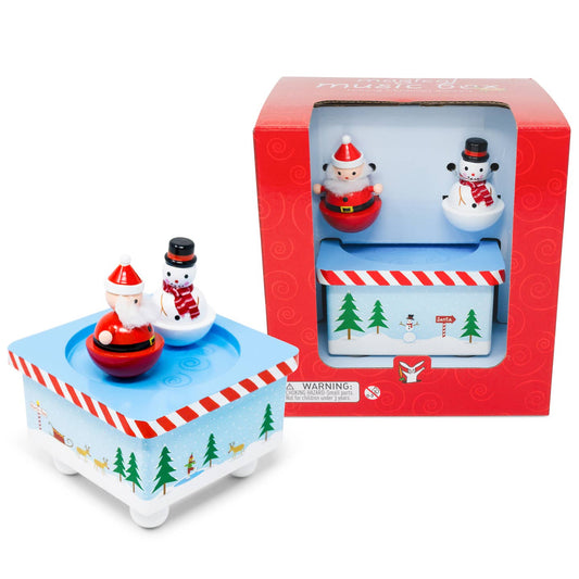 Jack Rabbit- Dancing Santa & Frosty Christmas Music Box