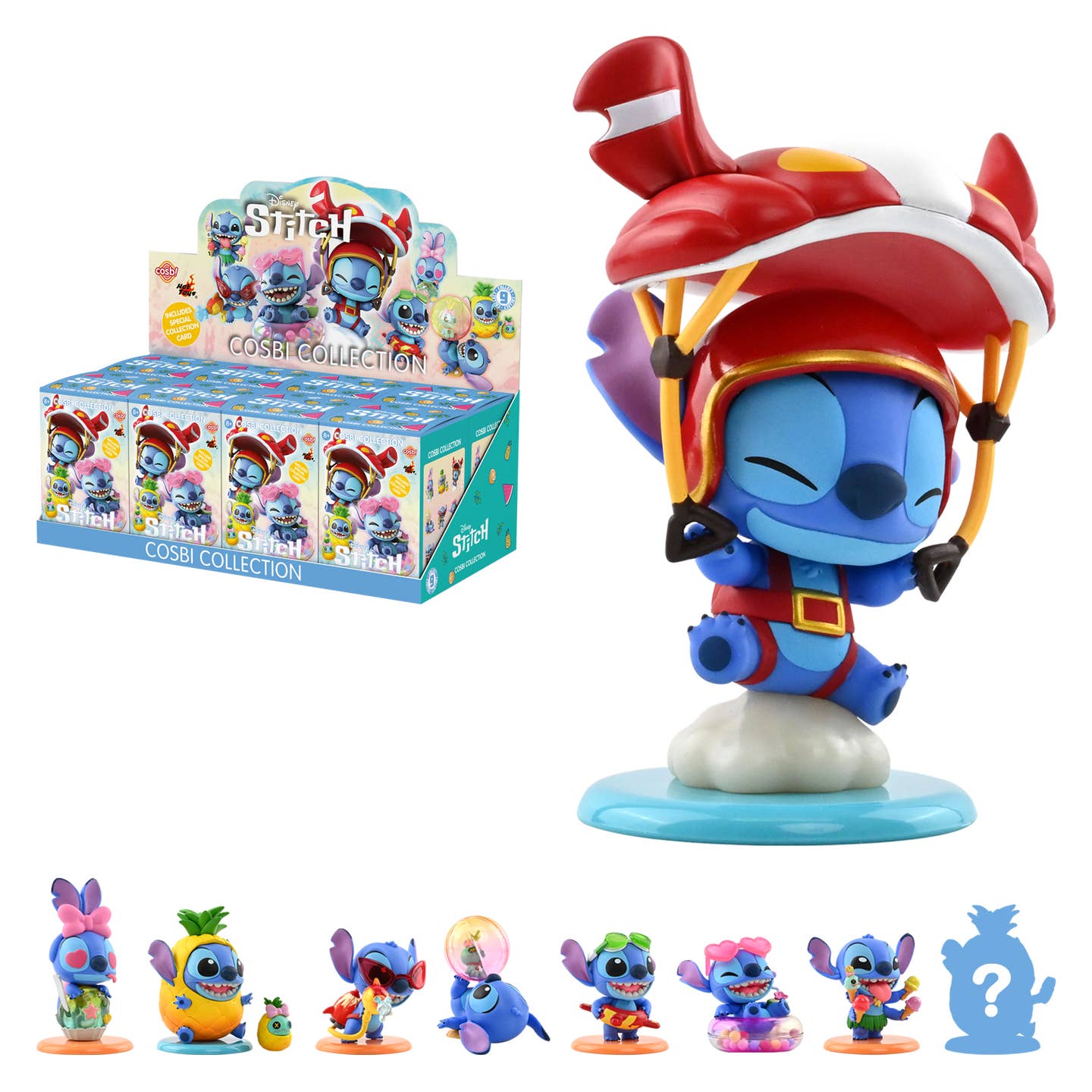 Yume Stitch Cosbi Figurines Stitch On Holiday Series