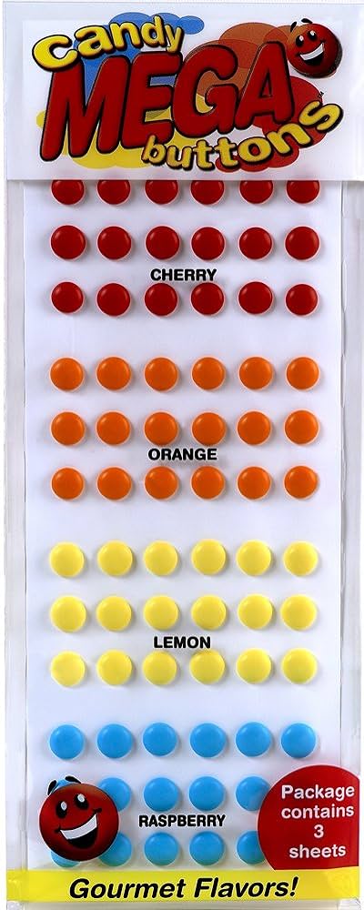Candy Mega Buttons, Candy, Button Candy
