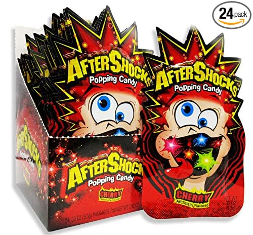 Aftershocks Popping Candy Cherry-Grandpa Joe-Kidz Toys