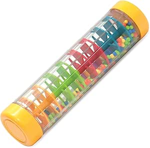Peaceful Rainmaker-Toys & Games-Epoch-SOOTHING SOUNDS & CASCADING COLORS: Hear the gentle pitter-patter of raindrops! Turn the rainmaker over and watch colorful beads tumble through multiple levels, creating soothing sounds that calm and delight. ENDLESSLY ENTERTAINING: Shake it, roll it, flip it! This versatile toy offers endless play possibilities for your toddler, keeping them engaged and giggling for hours. Brightly colored beads cascading through multi-colored tunnels provide a mesmerizing visual exper