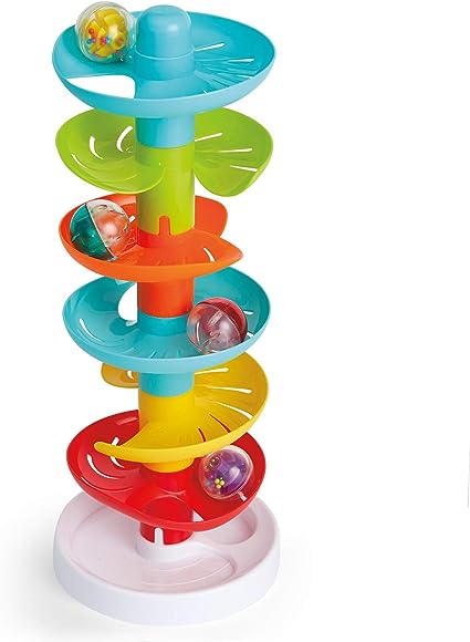 WHIRL 'N GO BALL TOWER KIDOOZIE-Toys-Epoch-About this item LEVELS OF FUN: With six different levels for the balls to travel, this tower is sure to be tons of fun. Each layer of the tower features a vibrant color and drops the ball in a different spot which makes it enticing for children. They're sure to have tons of fun watching the balls travel down the tower. EARLY CHILDHOOD DEVELOPMENT: The Kidoozie Whirl 'n Go Ball Tower helps your child learn cause and effect early as they see what happens as they drop