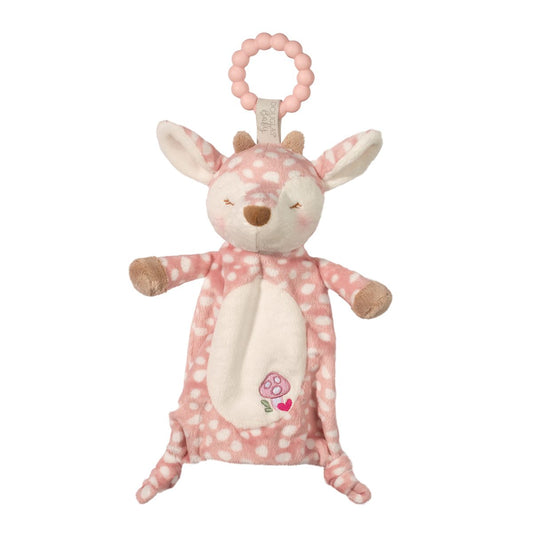 Farrah Pink Fawn Teether, Douglas, Baby, Baby Teether