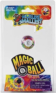 World's Smallest magic 8 ball in tie-dye color