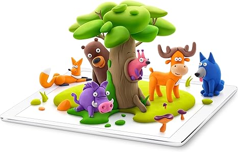 Hey Clay Forest Animals-Toys-Fat Brain Toys-About this item Clay for making fun and friendly forest animals Download the free app; 3D interactive step-by-step instructions make it easy to make each character Great for ages 6 and up; Safe for 3 and up; Clay is lightweight, non-sticky, nontoxic, stain-free Learn real clay-art techniques; Explore spheres, cylinders, facial features, textures, and more Includes 15 cans of clay, 2 sculpting tools; Clay dries within 24 hours; Enough clay to make 6 forest friends-