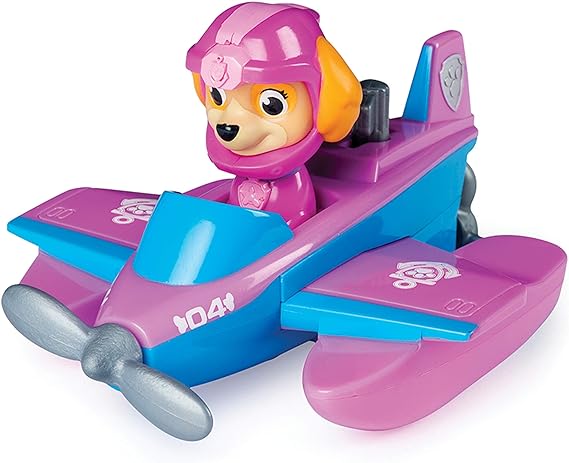 Paw Patrol Rescue Boats-Toys-Spin Master-The PAW Patrol Rescue Boats from SwimWays are wind-up pool or bath toys that swim on their own! Playful and friendly, the boat propels itself through the water. To make them swim, simply twist the winder on the boat- no batteries required!-Kidz Toys