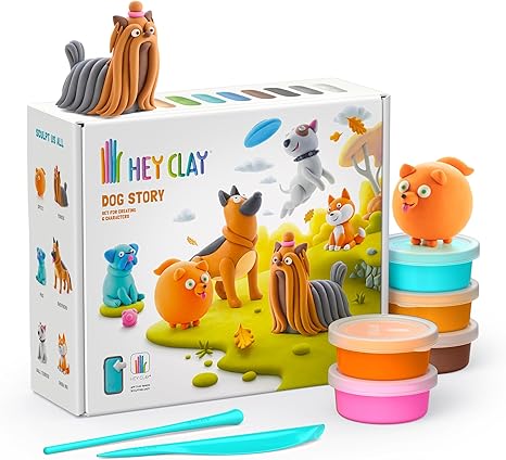 Hey Clay Dog Story, Cay, Clay Set, Interactive Toys
