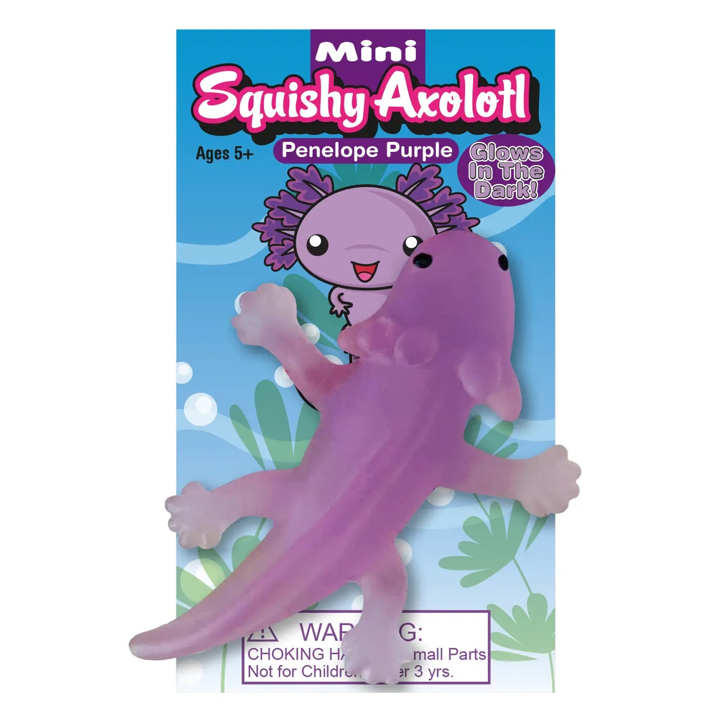 Zorbitz Mini Squishy Axolotl Penelope Purple