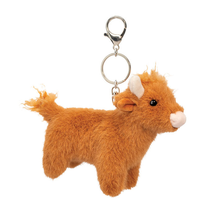 douglas highland cow bag charm
