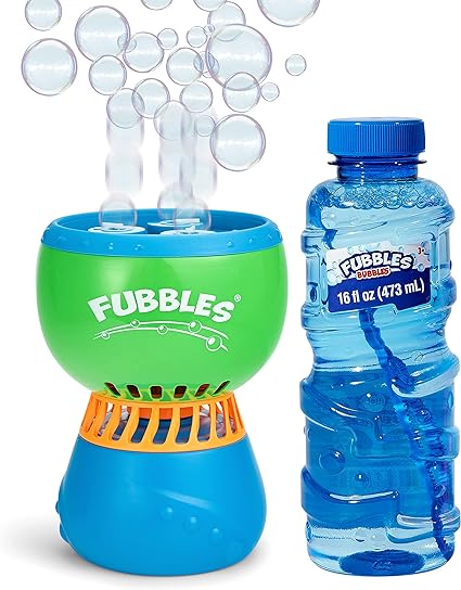 FUBBLES NO Spill Funfiniti Bubble Machine, Bubbles, Bubble Machiene