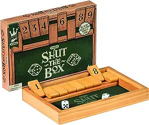 Shut the box board game with dice