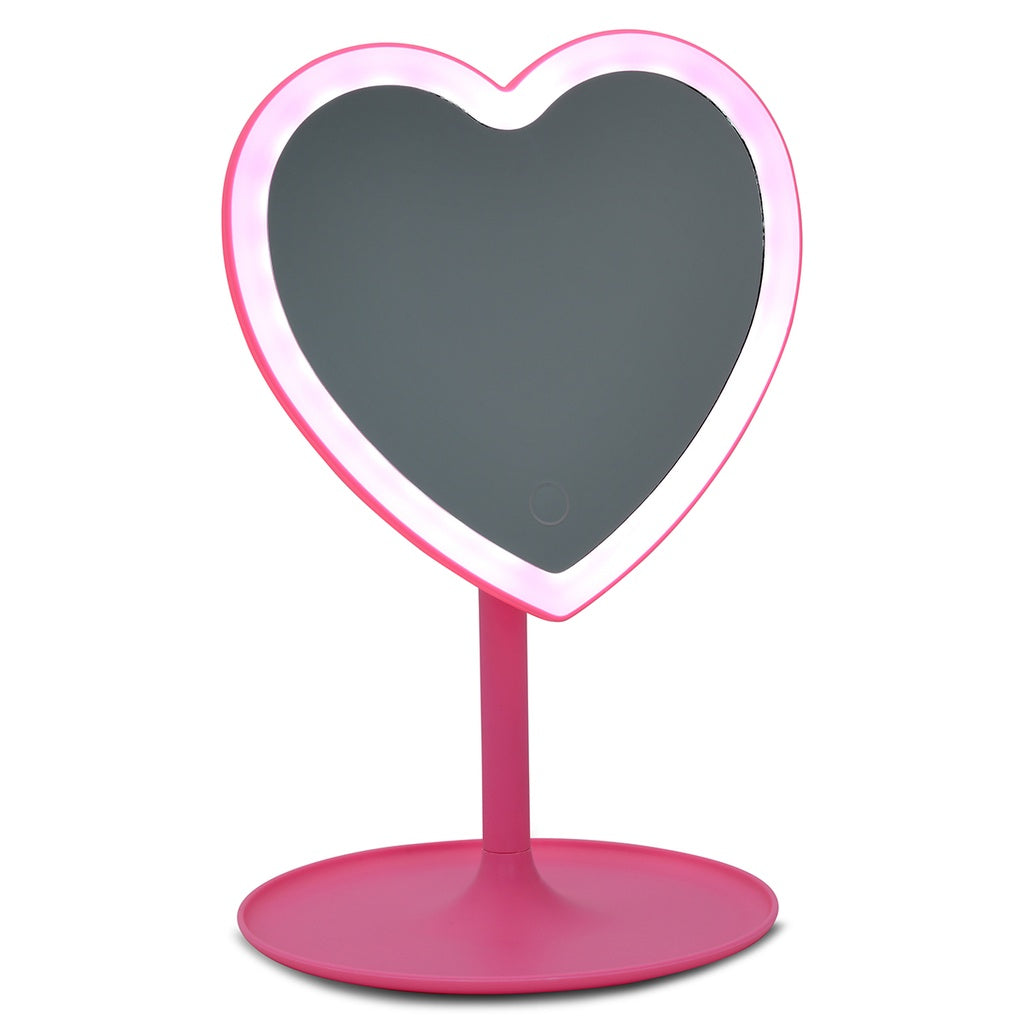 Iscream Vanity Heart Mirror-Iscream-Kidz Toys