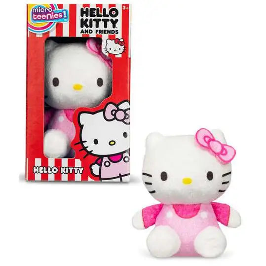 HELLO KITTY - MICRO TEENIES PLUSH-Toys-Schylling-Meet Hello Kitty - Micro Teenies Plush, the perfect companion for kids! These adorable mini plushes are perfect for snuggles and playtime. A must-have for any Hello Kitty fan.-Kidz Toys