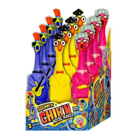 Squawkin' Chicken Noise Maker, 3 Styles