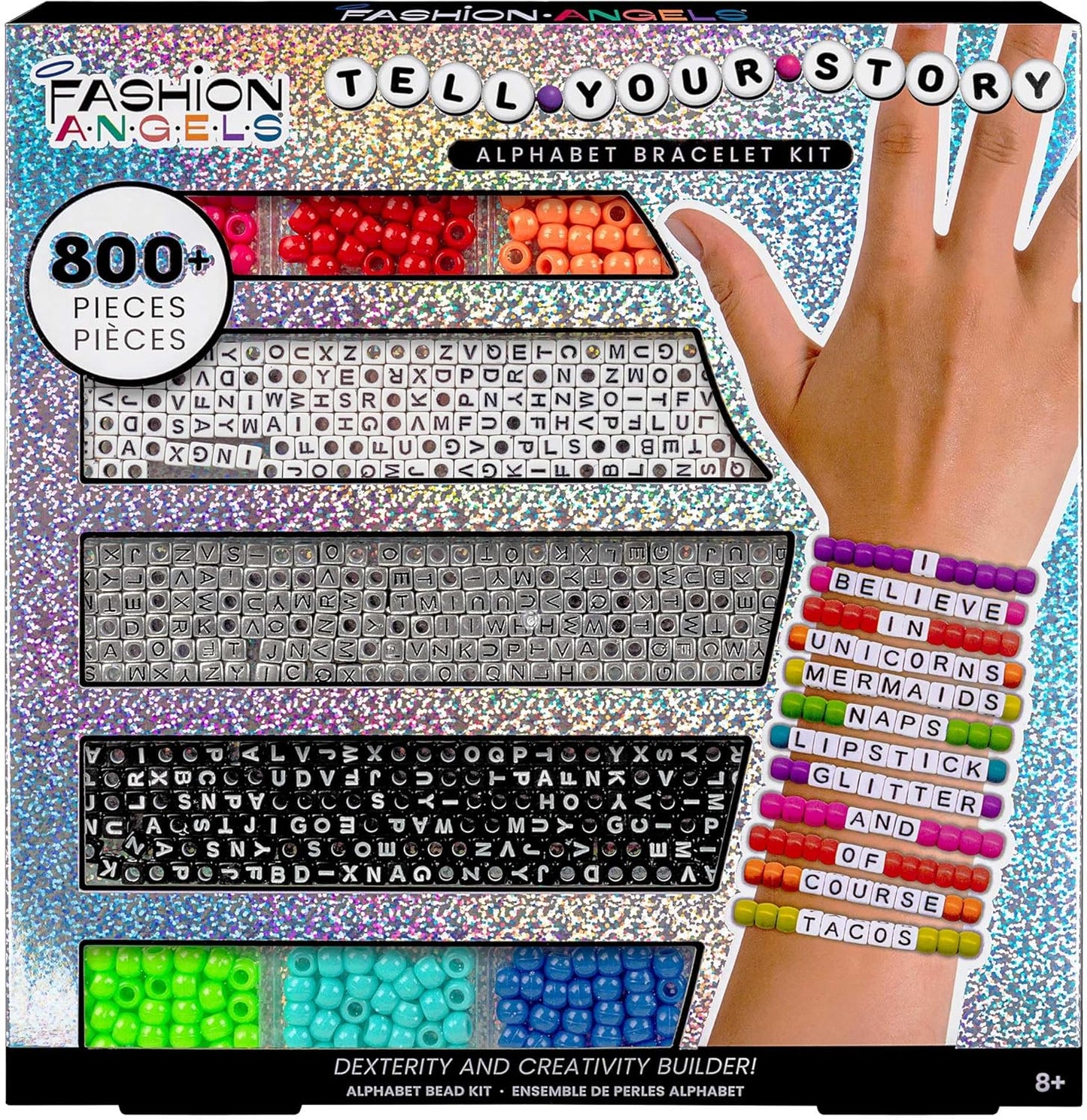 Tell Your Story Alphabet Bead Case - Large, Beaded Bracelets Bracelets