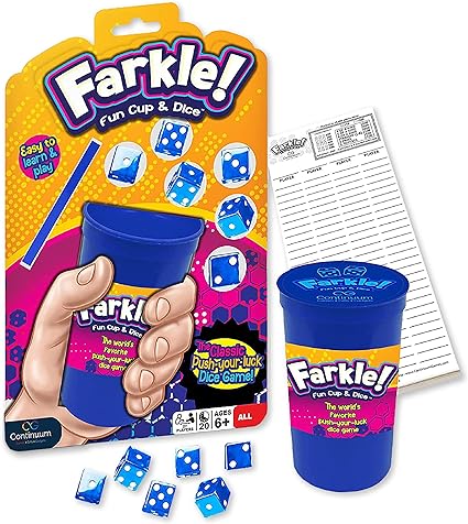 Farkle! Fun Cup & Dice, Games, Board Games