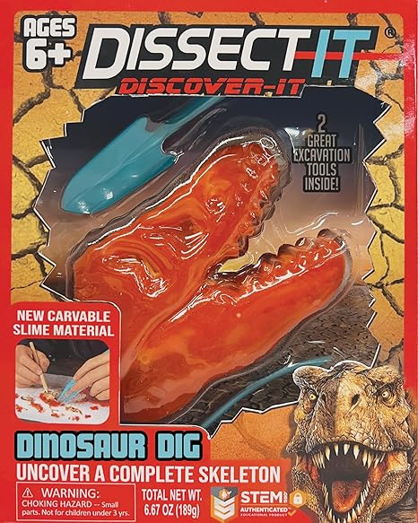 Dissect-It Dino Dig, Interactive Toys, Dinosaur, Dinosaur Toys