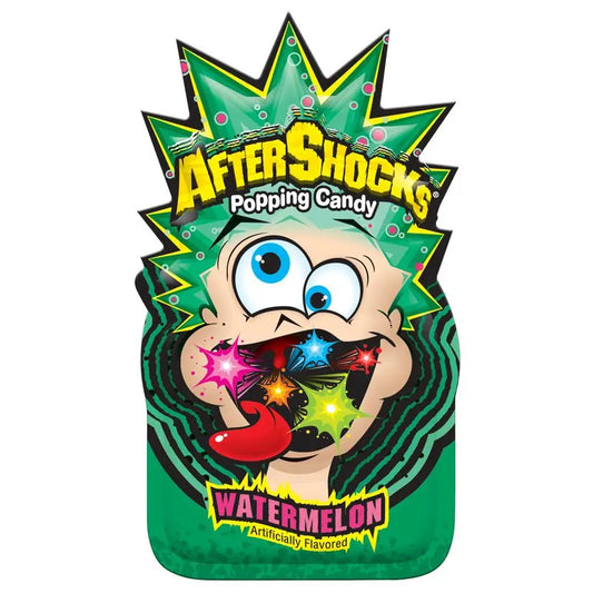 Aftershocks Popping Candy .33oz Watermelon Flavored