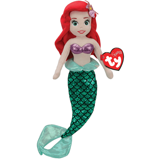 Princess Ariel mermaid sparkle disney doll for children ty beanie baby